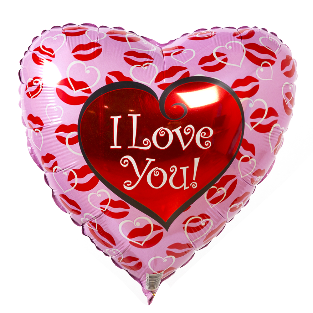 Фольгированный шар Сердце I Love you Фольгированный шар Сердце I Love you